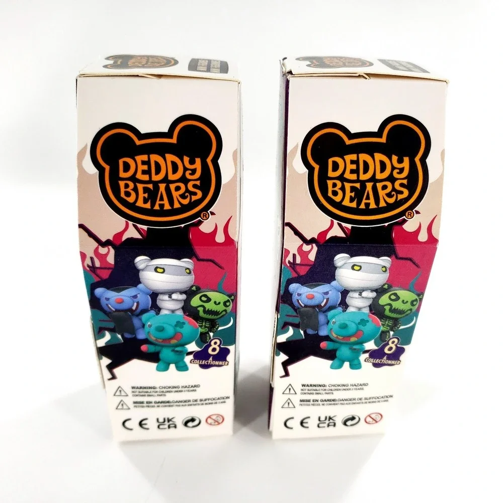 Deddy Bears Mini Figures Lot Of 2 Bones & Bundle